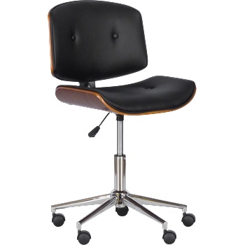 Bittel Работен офис стол Carmen 6403 - орех - черен (3520060)