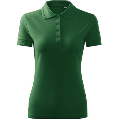 MALFINI Malfini pique polo free f10 / Дамска поло риза - бутилково зелена s (f100613)