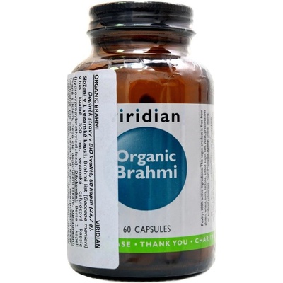 Viridian Brahmi Organic 60 kapsúl