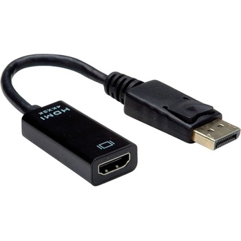 Roline Адаптер Roline 12.99. 3139, от DisplayPort(м) към HDMI(ж), 0.15m, черен