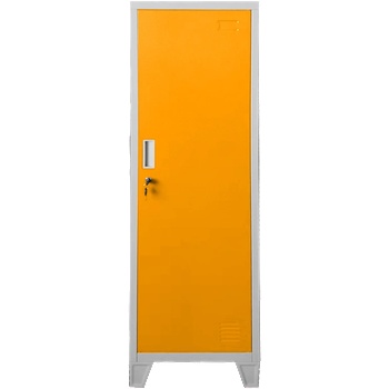МЕТАЛЕН ШКАФ cr-1604-1 jz - СИВ/ОРАНЖЕВ