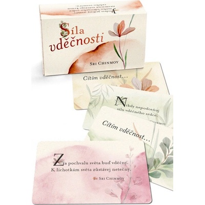 Síla vděčnosti - karty – Zbozi.Blesk.cz