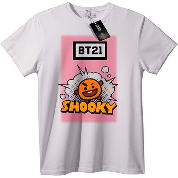 NOONEBRAND Тениска BT21 Shooky - 2XL, White
