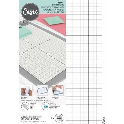 Samolepicí listy s mřížkou Sizzix 21 x 29,5 cm - 5 ks