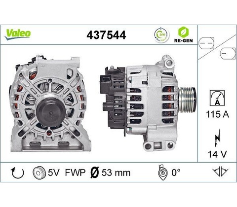 Alternátor VALEO 437544