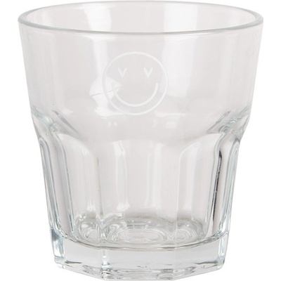 Clayre & Eef Sklenička se smajlíkem Heart & Smile Ø 8*8 cm 200 ml