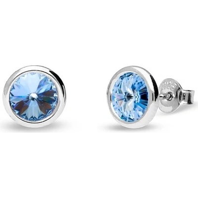 Spark modré se Swarovski Elements Tiny Bonbon Studs KR1122SS29LS Light Sapphire