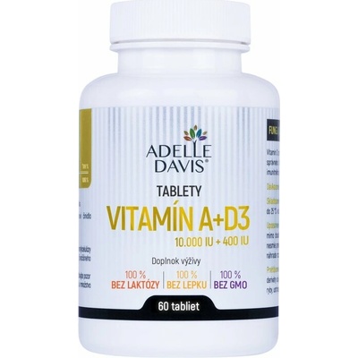 Adelle Davis Vitamín A+D3 10.000+400 IU 60 tabliet