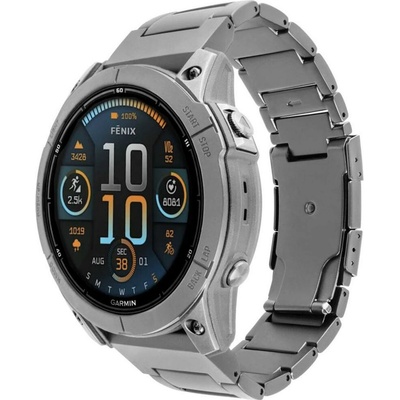 FIXED Titanium Strap pro Garmin QuickFit 26mm, přírodní titan FIXTST-QF26MM-NT – Zboží Živě