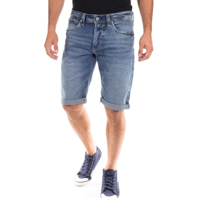 Pepe Jeans pánské modré džínové šortky PM800935HR000