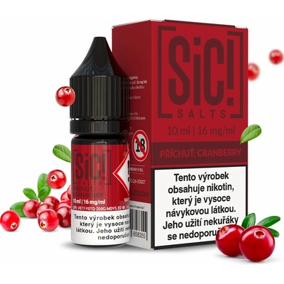 Sic! Salts Cranberry 10 ml 16 mg