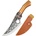 HARAHU Кухненски нож ma-27638 - Кафяв kp27638
