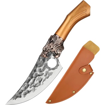 HARAHU Кухненски нож Мариока - Кафяв kp27638 (ma-27638)