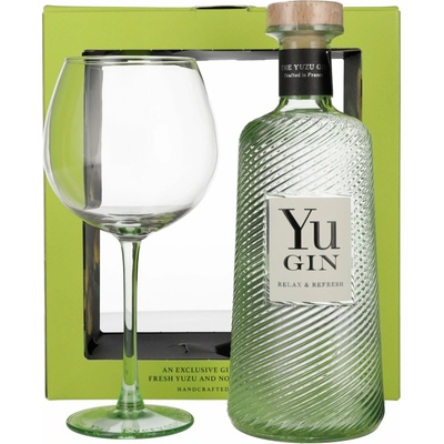 YU REFRESH&RELAX 43% 0,7 l (darčekové balenie 1 pohár)