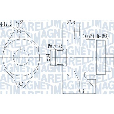 Generátor MAGNETI MARELLI 063732050010