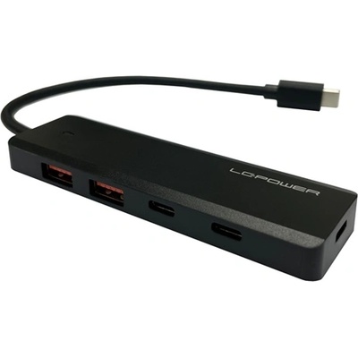 LC-Power LC-Power LC-HUB-U3-4-C 4-портов USB-C хъб черен (LC-HUB-U3-4-C)