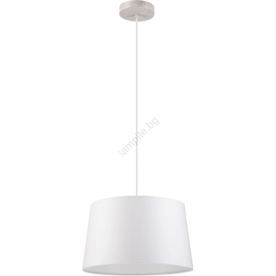 LAMKUR Висяща лампа с кабел AIDA 1xE27/60W/230V, Ø 35 см, дъб/бял (LA61566)