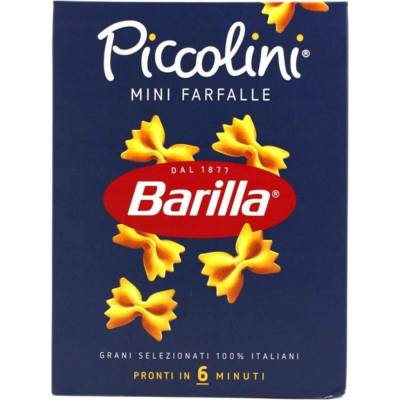 Barilla Mini Farfalle malé mašličky z Itálie 500 g