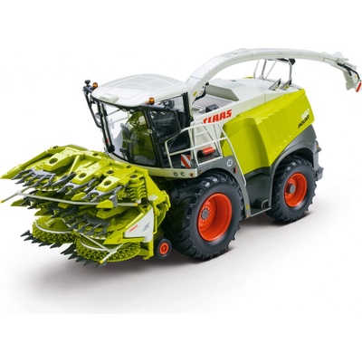 MarGe Models Řezačka Claas Jaguar 990 TERRA TRAC + Orbis 900 s přepravní ochranou 1:32