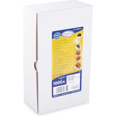 Wimex košíčky bílé 35x20 mm 1000ks 72635 – Zboží Dáma