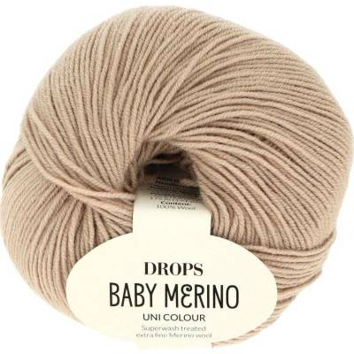 Drops Baby Merino UNI 64 světle hnědá