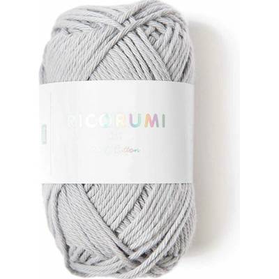 Rico Design Bavlnená háčkovacia priadza Ricorumi dk odtieň 058 stříbrnošedá - 1 ks