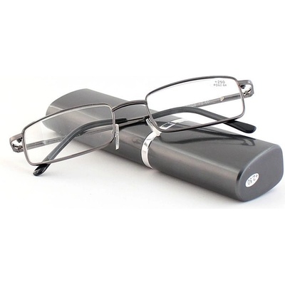 Dioptrické brýle v pouzdru Respect 008 dark grey