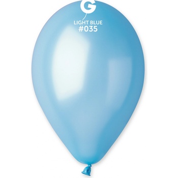 Gemar Balónik metalický baby modrá 26 cm