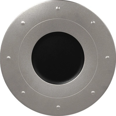 RAK Porcelain Metalfusion talíř kulatý 31 cm černostříbrný RAK-MFGDRP31SB