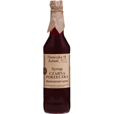 Piwniczka Babuni Sirup z Černého Rybízu 0,5 l