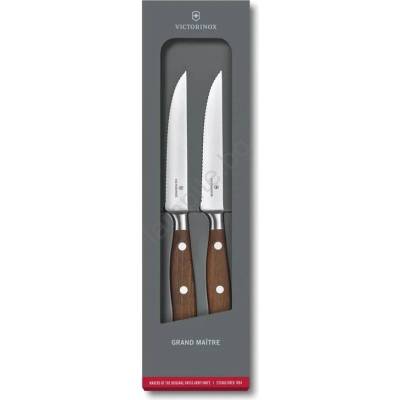 Victorinox - Комплект от 2 ножа за стек GRAND MAITRE, 12 см, с кленови дръжки (GG848)