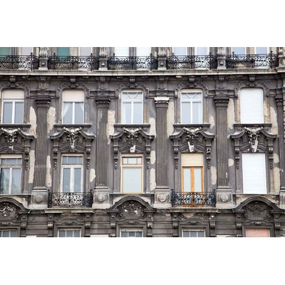 DIMEX ART Флизелинов фототапет фасада на стара къща 375 x 250 см