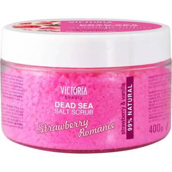 Victoria Beauty Dead Sea Strawberry Romance скраб за лице и тяло с ягода 400g (c-0771253)