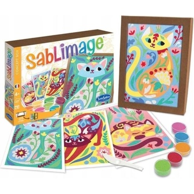 Sentosphère SENTOSPHERE Sablimage Concept Box Пясъчни картини Котки