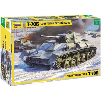Zvezda Model Kit tank 3631 Soviet tank T-70 1:35
