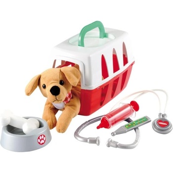 Ecoiffier Ветеринарен куфар с кученце