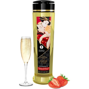Shunga Erotic Massage Oil Romance Strawberry Wine 240 ml