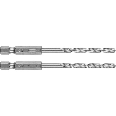 GRAPHITE Шестостенни свредла за метал 4, 2 mm, 2 бр. 54T706 (54T706)