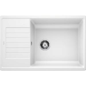 BLANCO Zia XL 6 - Силгранитна мивка, 78х50 см, с контрол на оттичането, бяла 523267 (523267) Мивка за вграждане