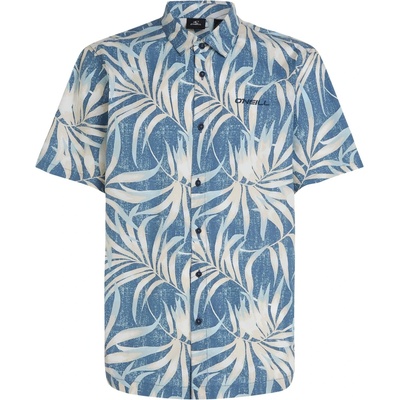 O'Neill Мъжка риза с копчета O'neill Print Shirt - Blue Dipped Leaves (033-2732-0111)