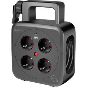 LogiLink 4 Plug + 2 USB 5 m (LPS504)