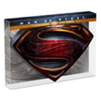 Superman: Muž z oceli + kovový znak 2D+3D BD