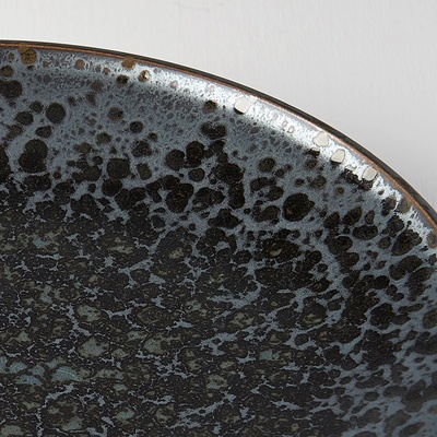 Made in Japan Velký mělký talíř Black Pearl 29 cm