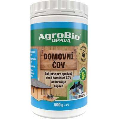 AgroBio OPAVA Baktérie do čističky odpadových vôd INBAKTER Domovní ČOV 500 g