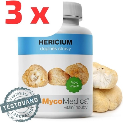 MycoMedica Hericium 3 x 90 kapslí