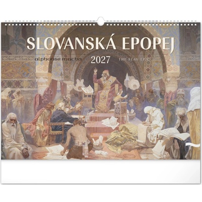 Nástenný Slovanská epopej Alfons Mucha 48 × 33 cm 2027
