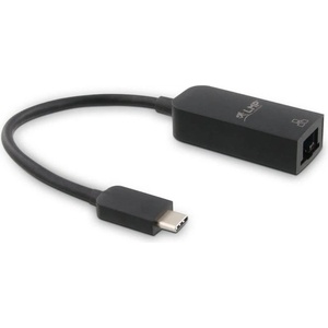 LMP USB-C with Ethernet Adapter 2.5Gb/s - ада тер USB-C към Ethernet за ком ютри с USB-C  орт (черен)
