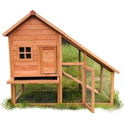B-Farm Alberta Dřevěná králíkárna 140,2 x 66 x 120 cm – Zboží Dáma