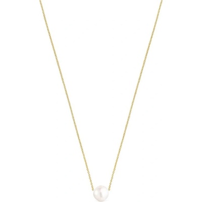 Tous Elegantní pozlacený náhrdelník s perlou 111232560 – Zboží Mobilmania
