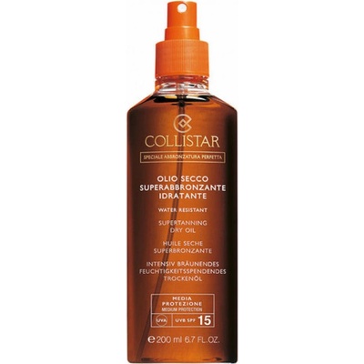 Collistar Supertanning Dry Oil SPF15 Козметика за слънце 200ml